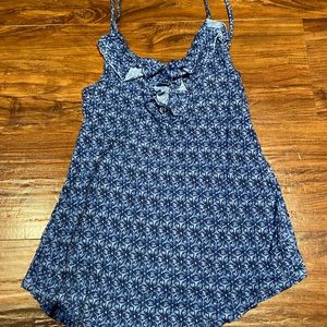 Blue tank top